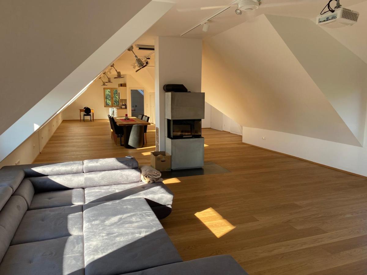 Salzburg-Loft Im Stadtteil Leopoldskron-Moos 120Qm Mit Balkon & Untersbergblick Exterior foto
