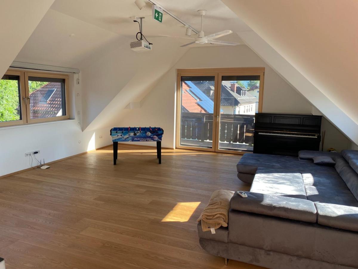 Salzburg-Loft Im Stadtteil Leopoldskron-Moos 120Qm Mit Balkon & Untersbergblick Exterior foto